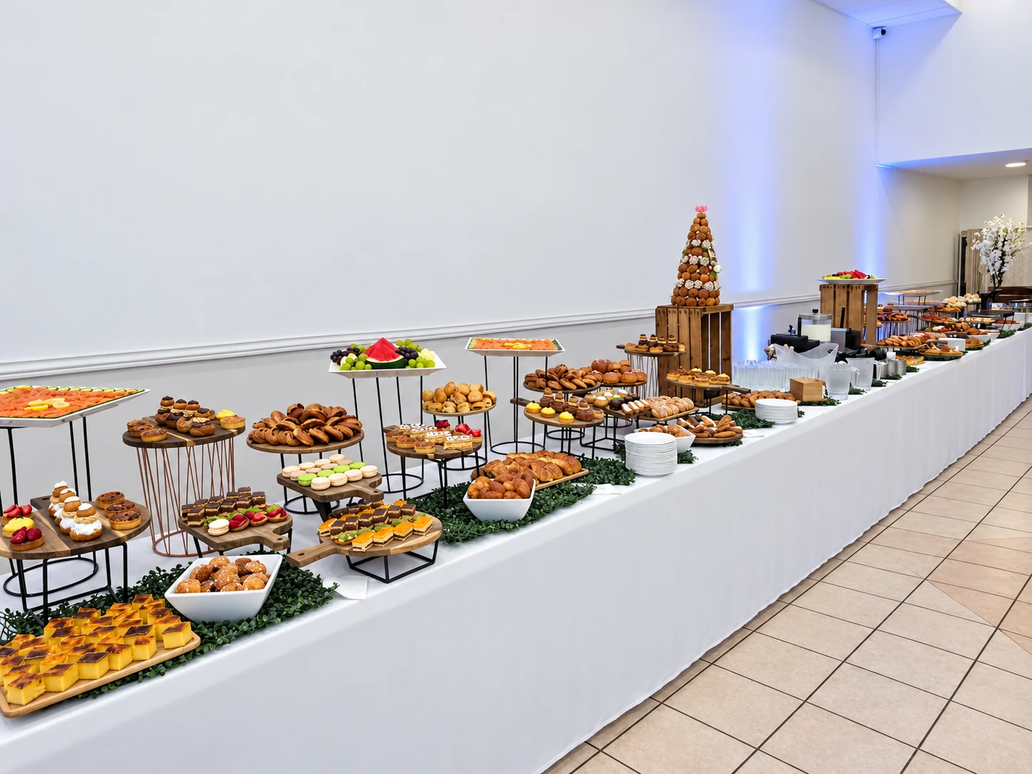 Exemple de buffet lors d’une réception